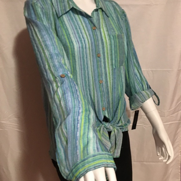 Zac and Rachel striped shirt - Picture 3 of 12